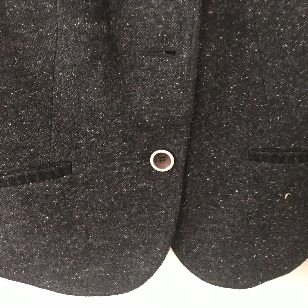 Sigrid Olsen Black Lined 2 Button Jacket Size 10 - image 8